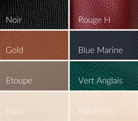 most sought after hermes colors|Hermes color chart.